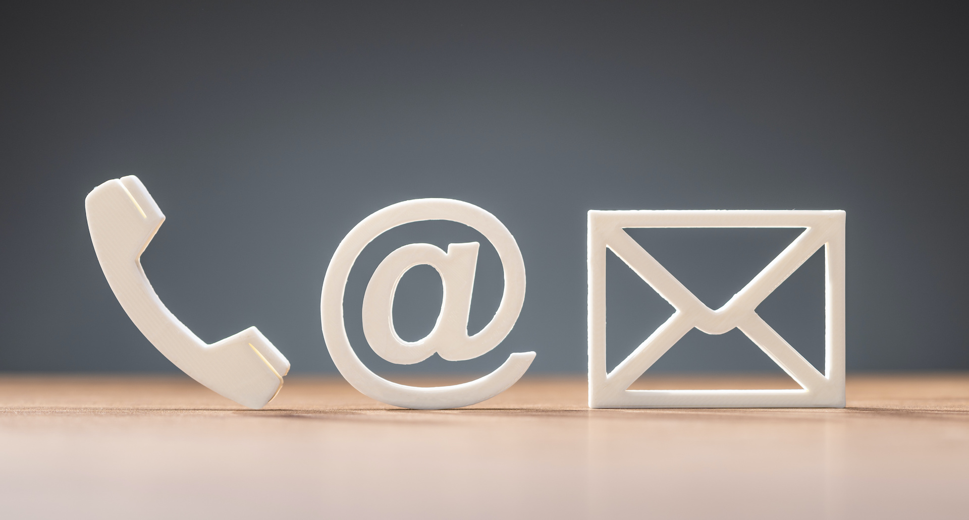 Contact Us Office Inbox Email Concept